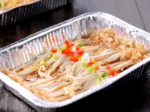 丹江口锡纸烤金针菇